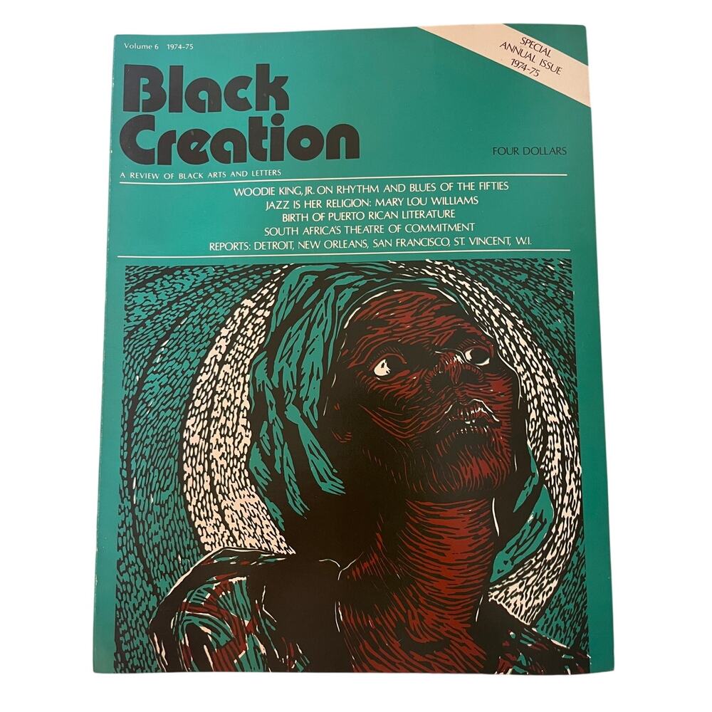 Black Creation 1974-75 Annual Vol 6 Magazine Toni Morrison Alice Childress